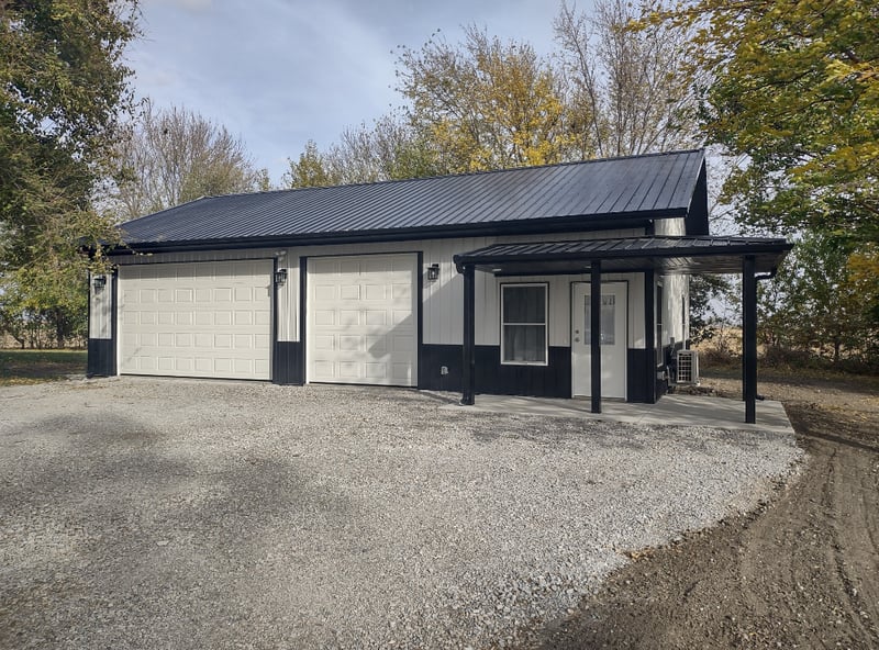 3 car garage building